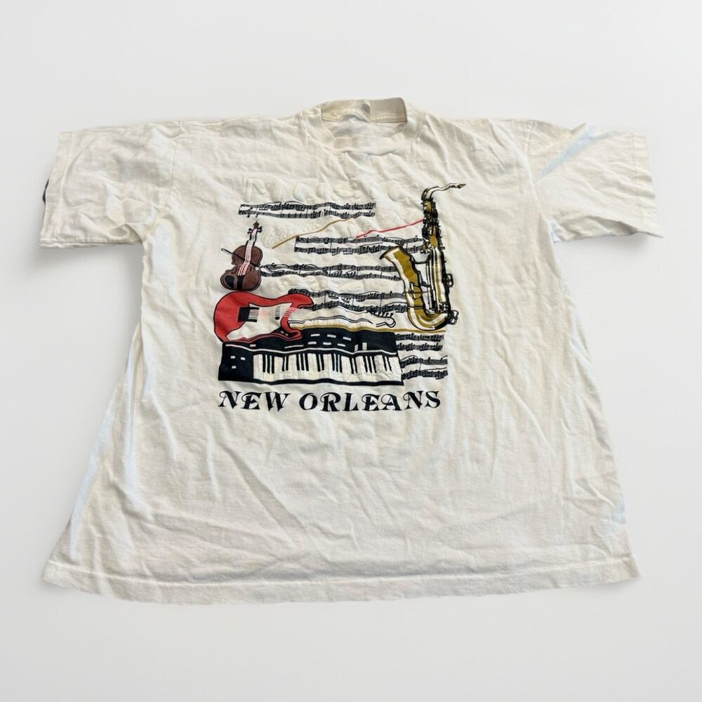 New Orleans Graphic Tee - White